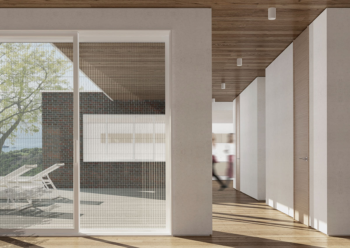 Zanzariera per balcone di design