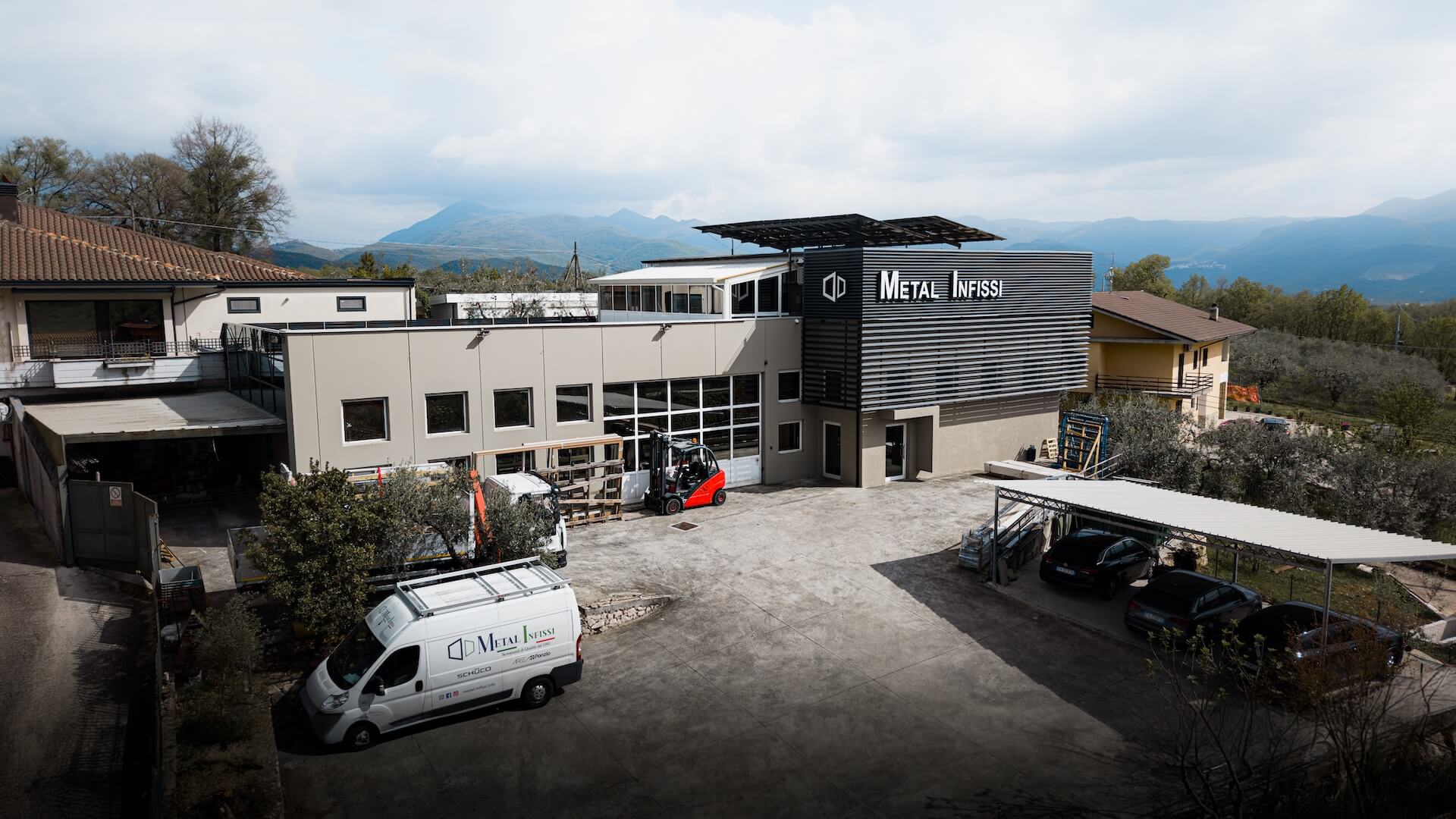 Azienda vista dall'alto
